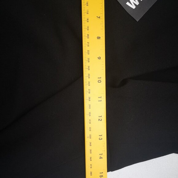 NWT Lane Bryant Ladies Size 22 Petite Black Wide Leg Right Fit Technology Pants - Picture 12 of 13